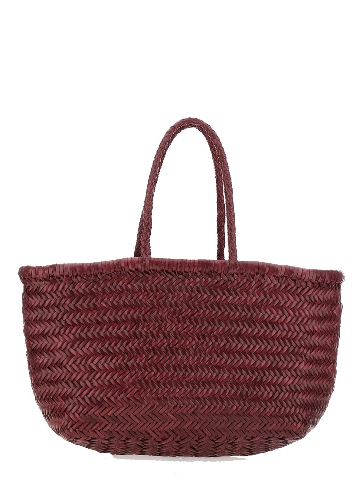Dragon BUMBOO TRIPLE JUMP BIG 【BLACK】 Large Bamboo Basket Bag, Black | Dragon Diffusion | Aimé London